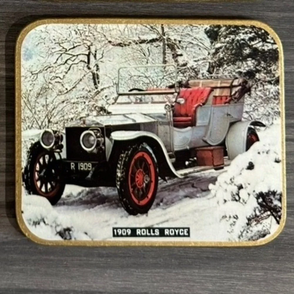 Vintage Jason Coasters Set 6 Antique Classic Cars Cork Back New‎ Zealand 1900s